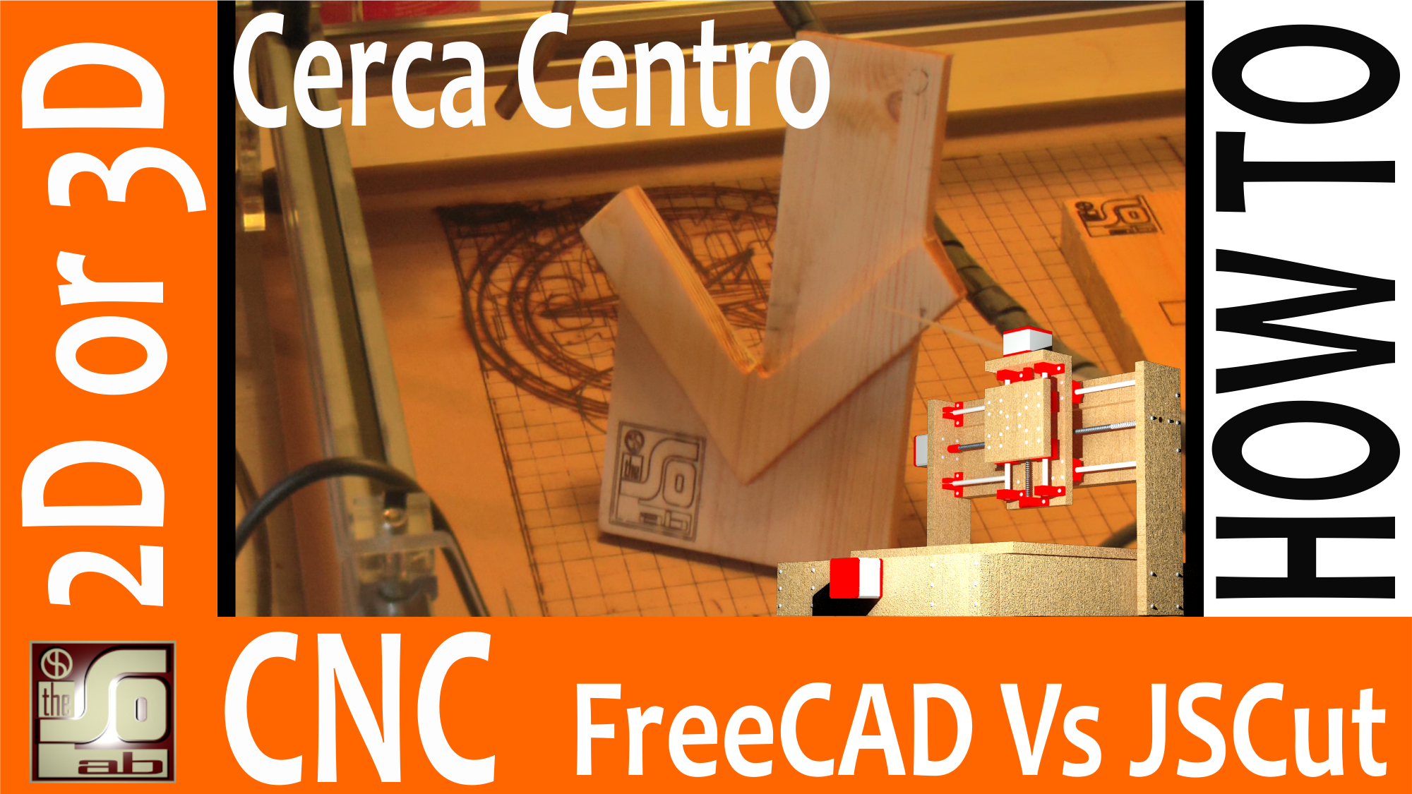 Gcode FreeCAD Vs JSCut - 2D or 3D - Squadretta cerca centro