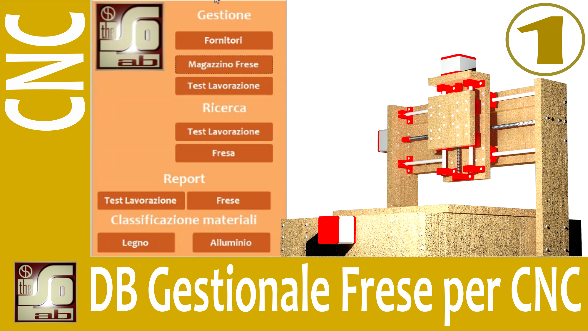 cnc tutorial - Gestione del magazzino frese e dei parametri di lavorazione per cnc