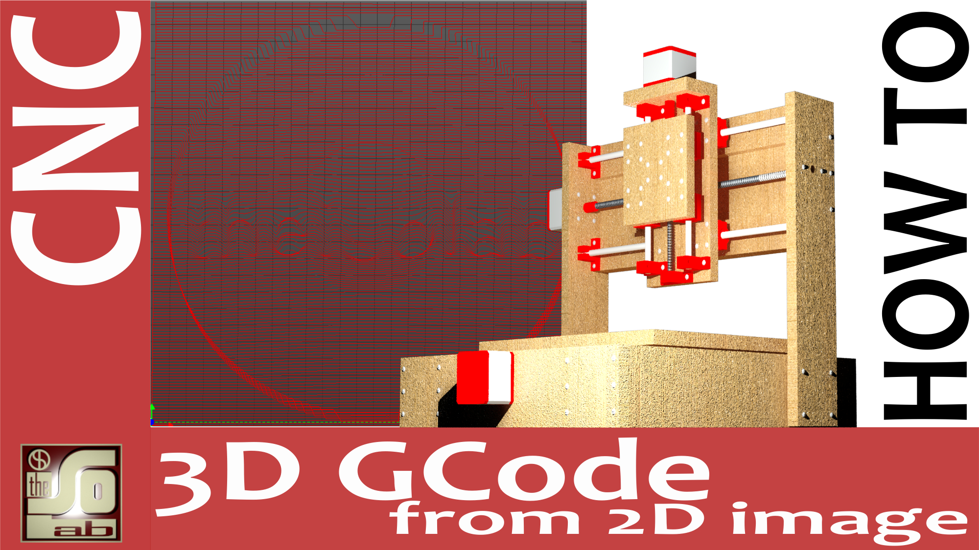 CNC TUTORIAL - Come creare Gcode 3D da immagine raster 2D