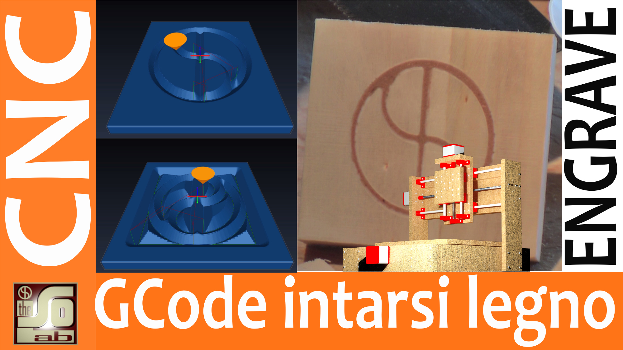 Come creare il gcode per creare intarsi in legno con la cnc