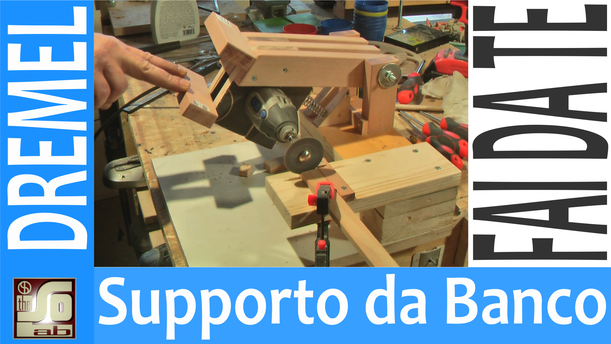 supporto da banco per Dremel