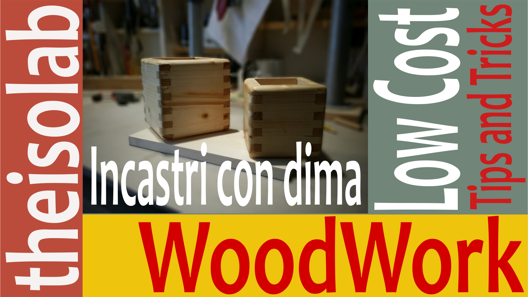 realizzare Incastri in legno con dima autocostruita