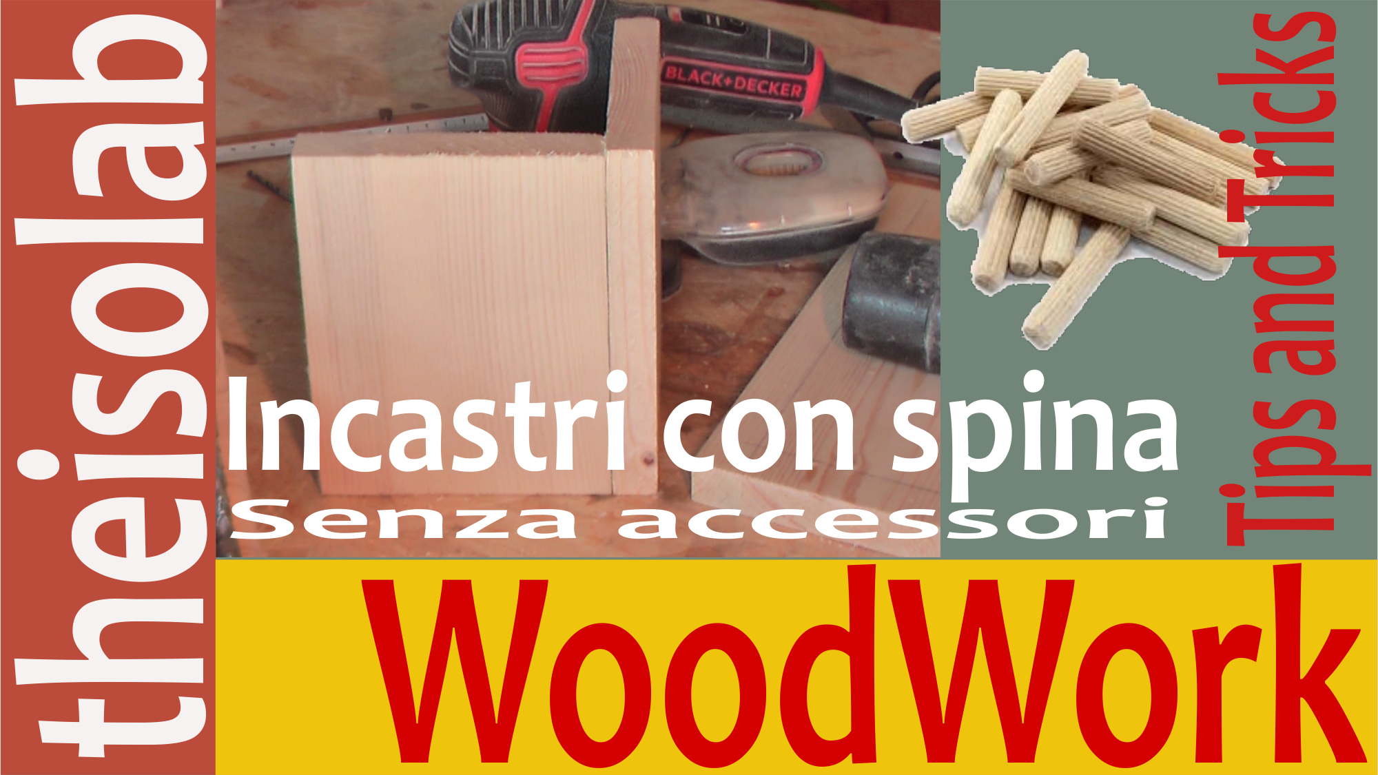 incastri in legno con spina senza accessori