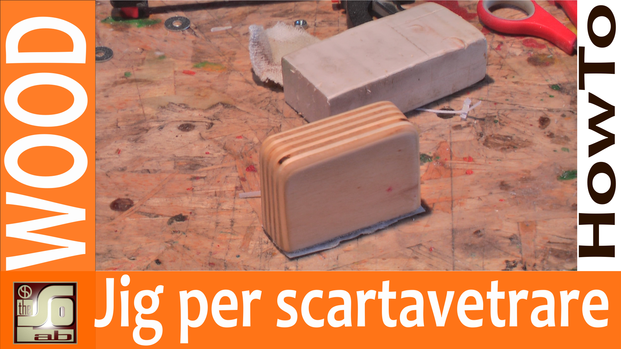 Un semplice jig per scartavetrare il legno (Simple jig sanding wood)