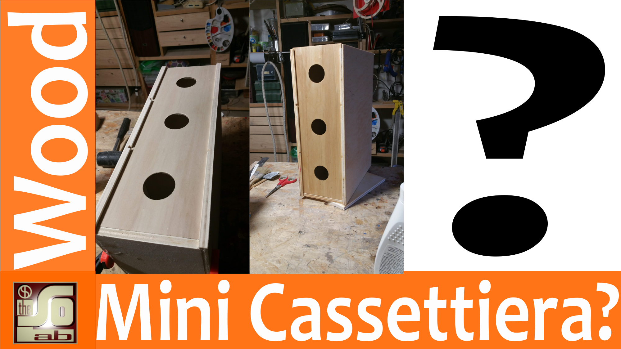 Come realizzare una mini cassettiera con ripiani estraibili