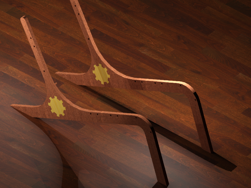 SEDIA DA GIARDINO RENDER