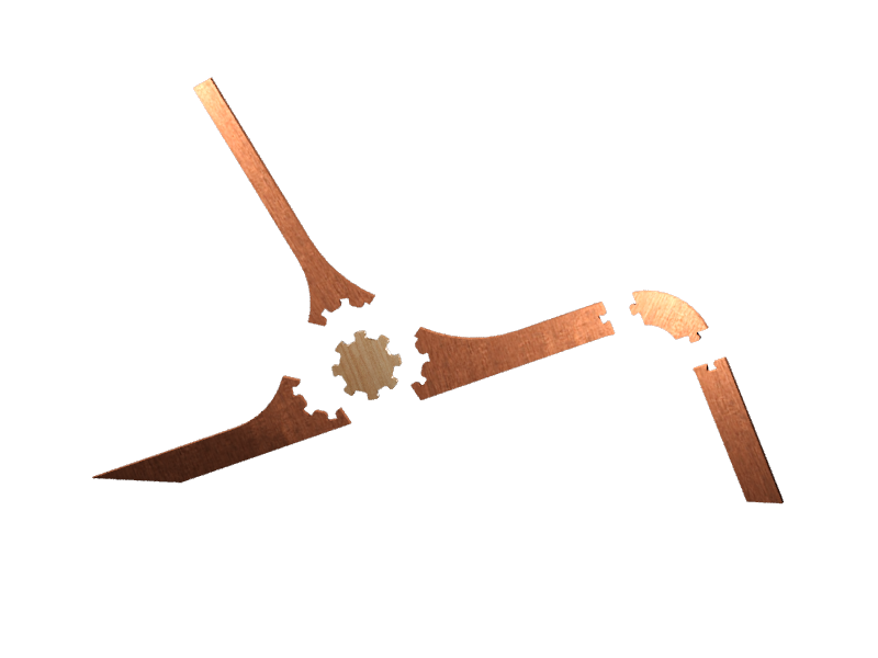 SEDIA DA GIARDINO RENDER