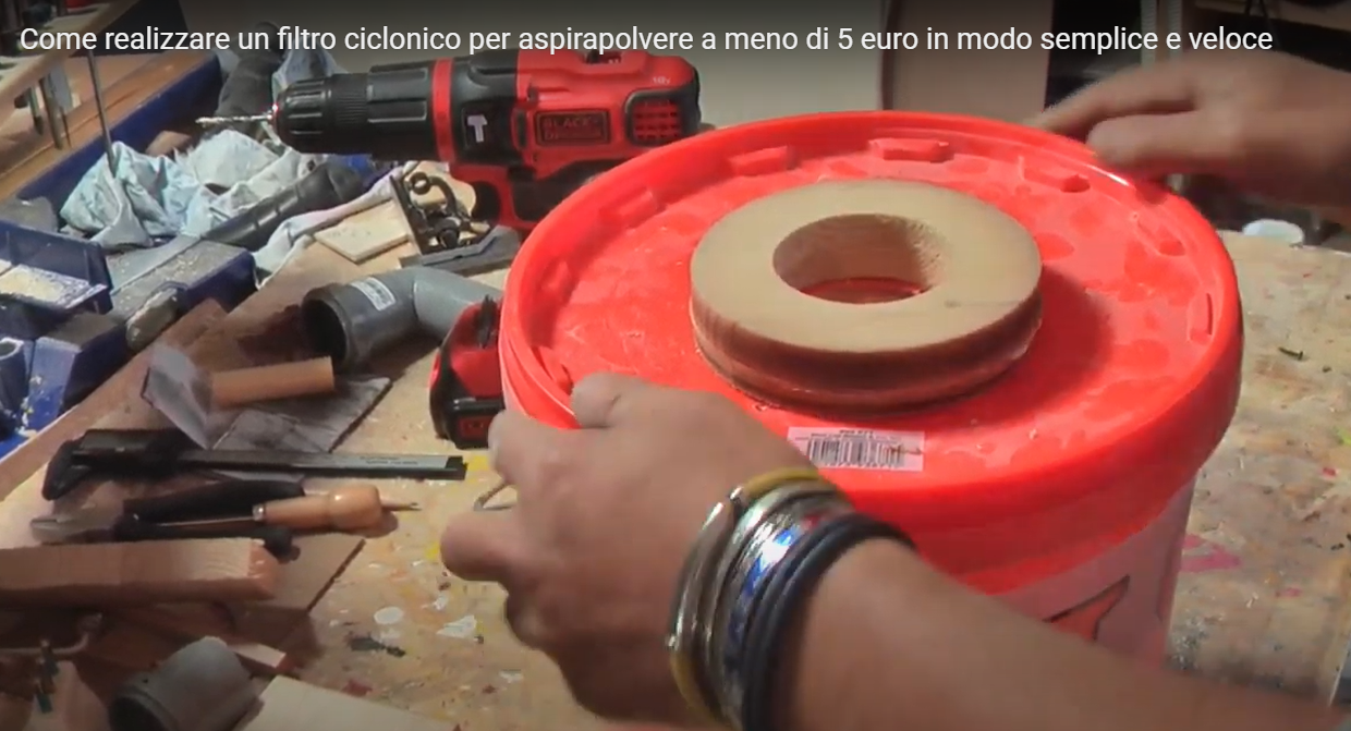 fILTRO CICLONICO PER ASPIRAPOLVERE