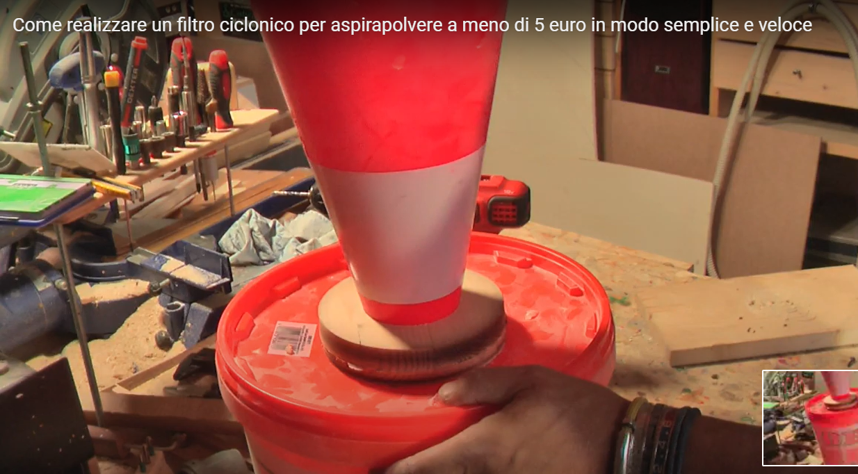 fILTRO CICLONICO PER ASPIRAPOLVERE