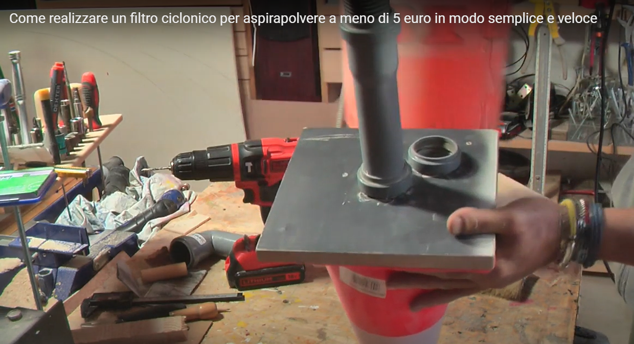 fILTRO CICLONICO PER ASPIRAPOLVERE