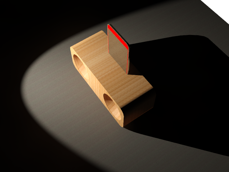 Dockstation smartphone passive speaker
