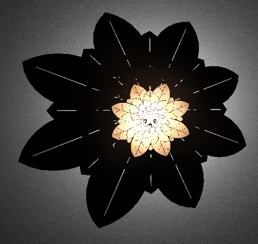 progetto lampada girasole