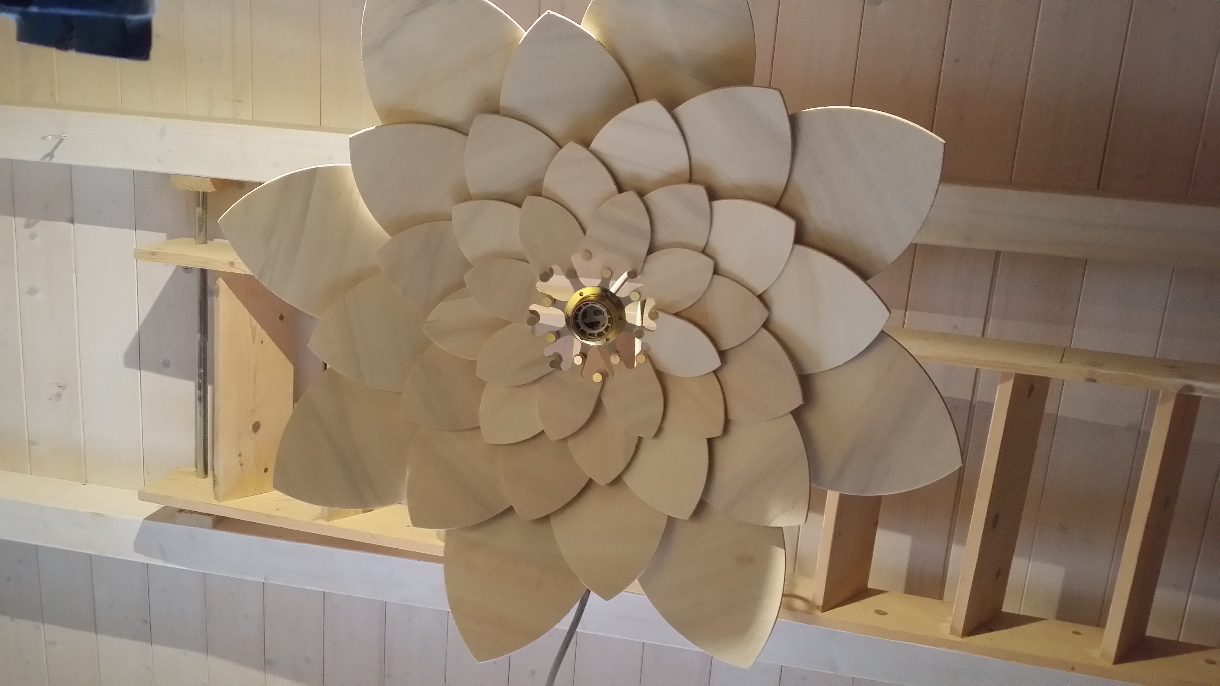 gcode per cnc per creazione lampada in legno