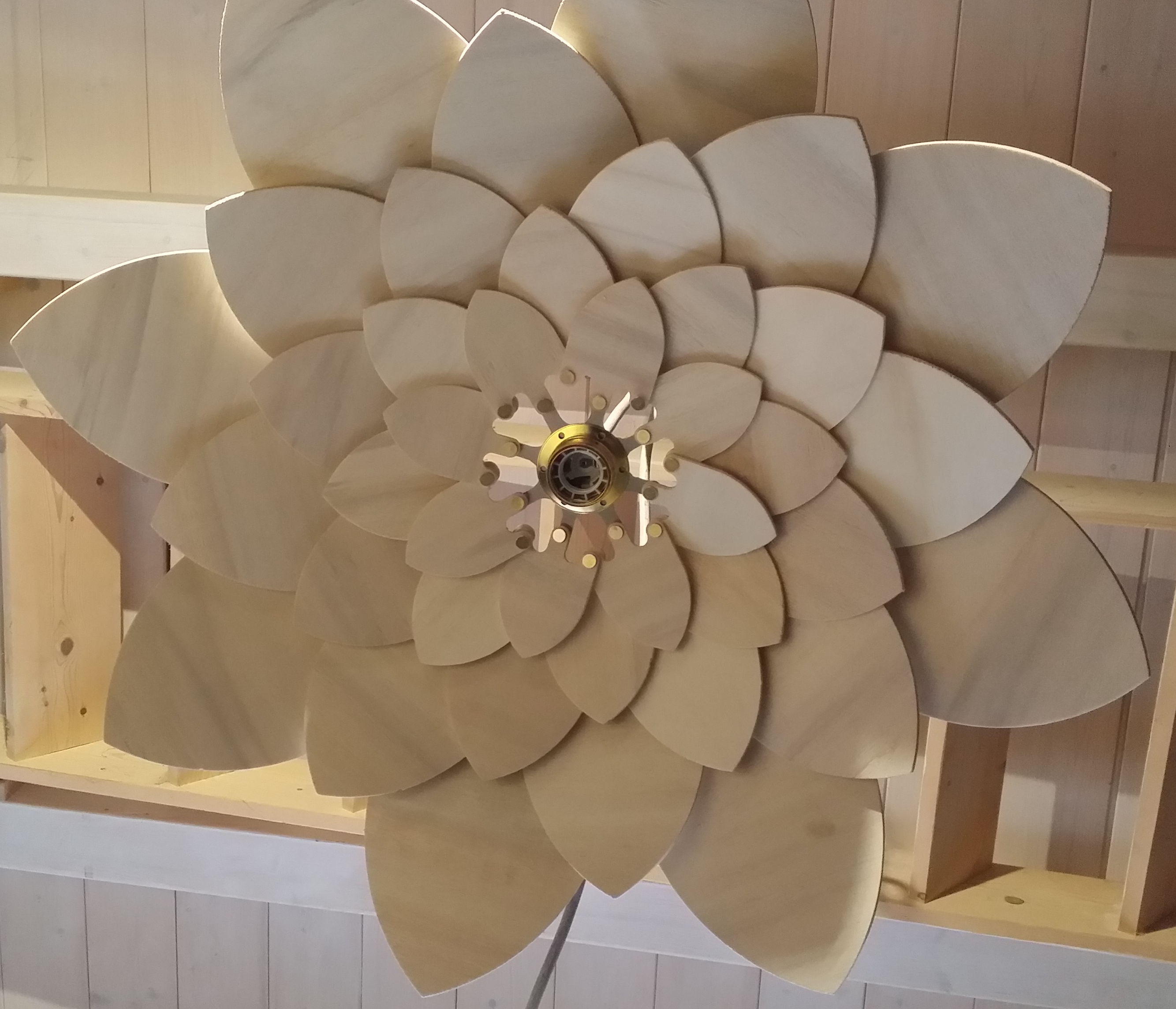 gcode per cnc per creazione lampada in legno