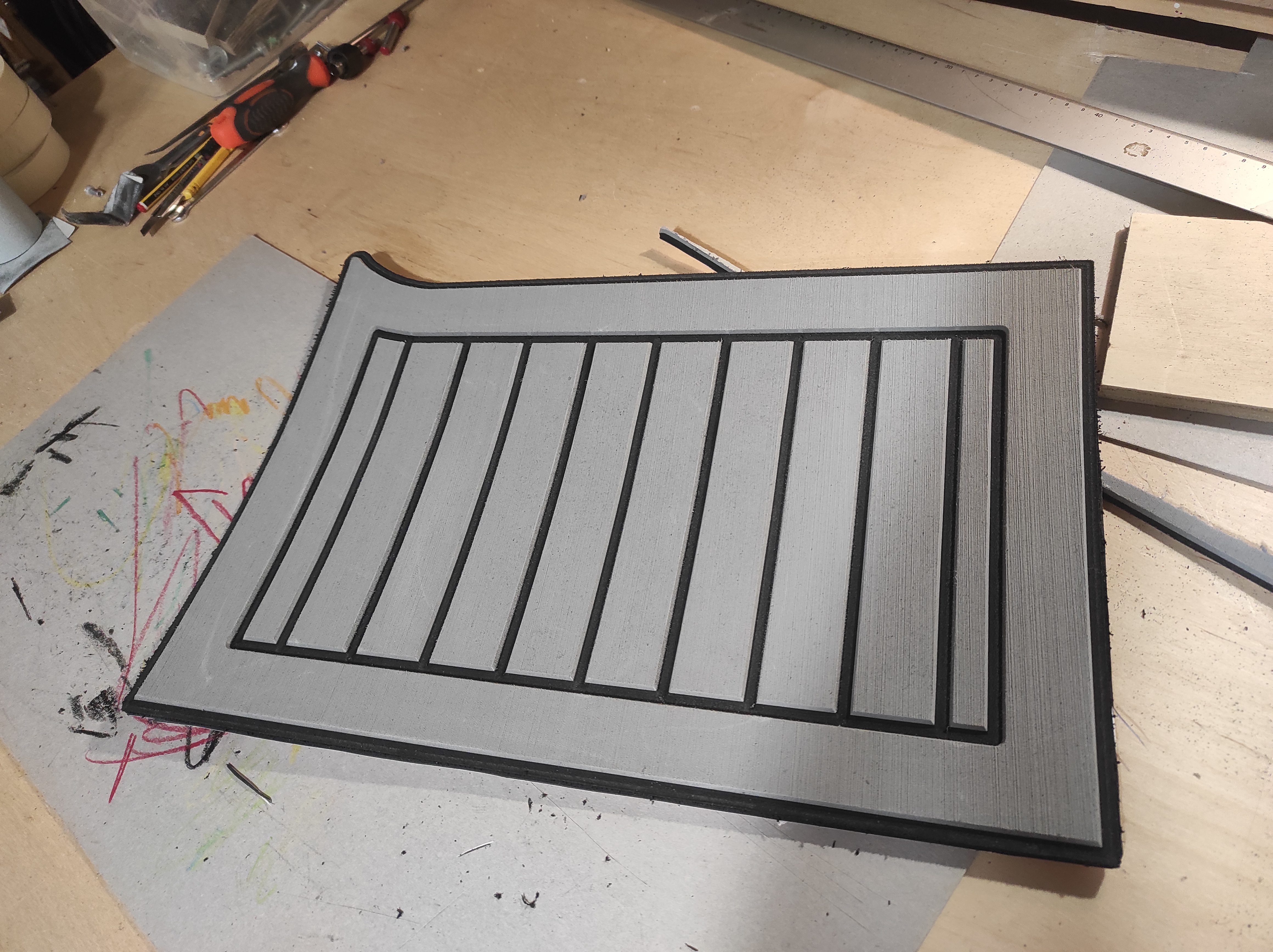 Decking Boat - Stampa del pannello in EVA