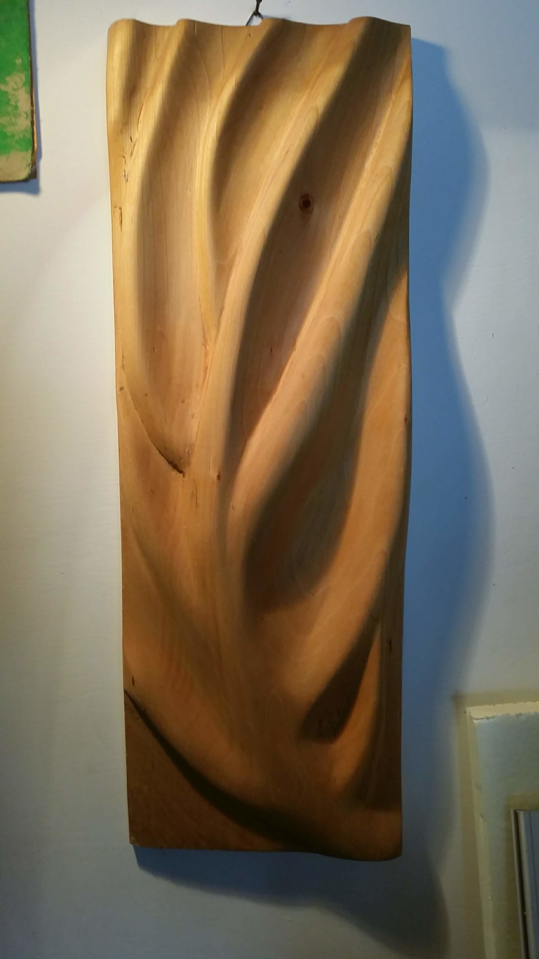 Scultura in legno di cirmolo woman