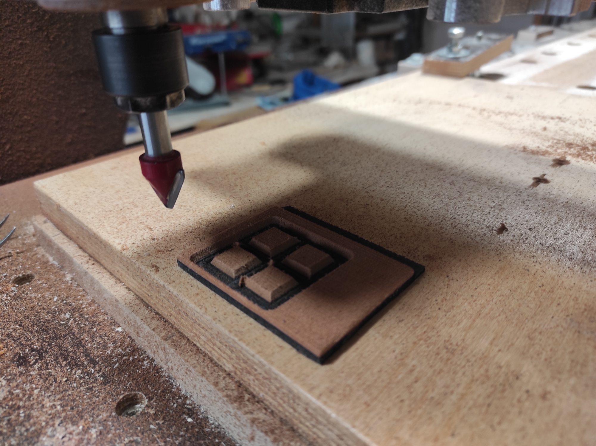 Prova di taglio a cnc EVA