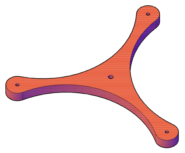 Scultura cinetica in legno - Sistema di rotazione