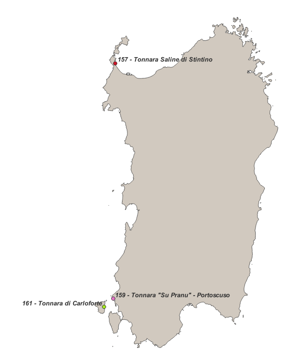 LE ROTTE DEL TONNO ROSSO - TONNARE DELLA SARDEGNA