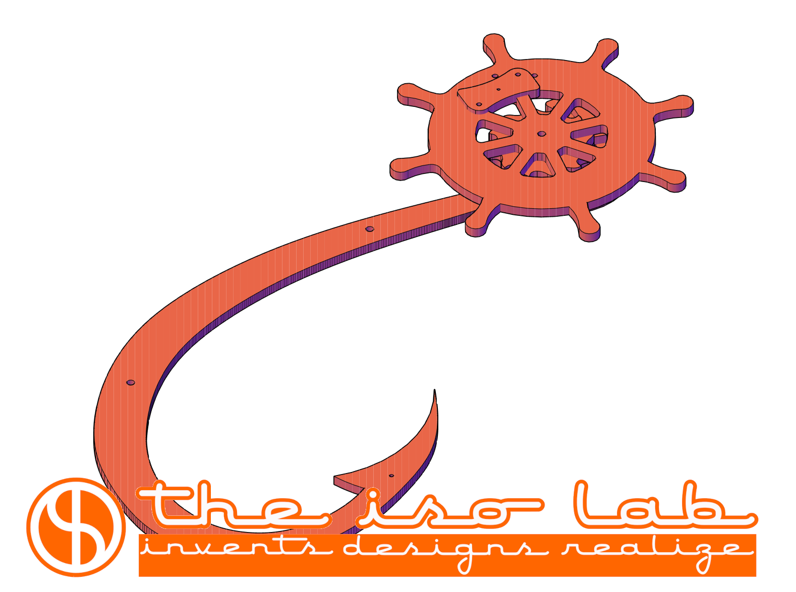 progetto di scultura cinetica the sea