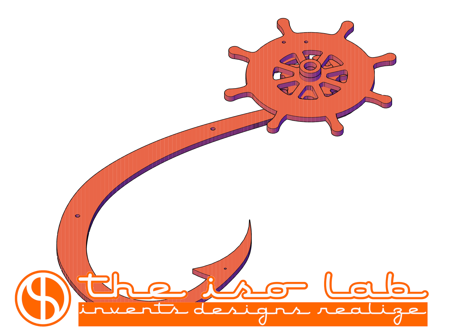 progetto di scultura cinetica the sea