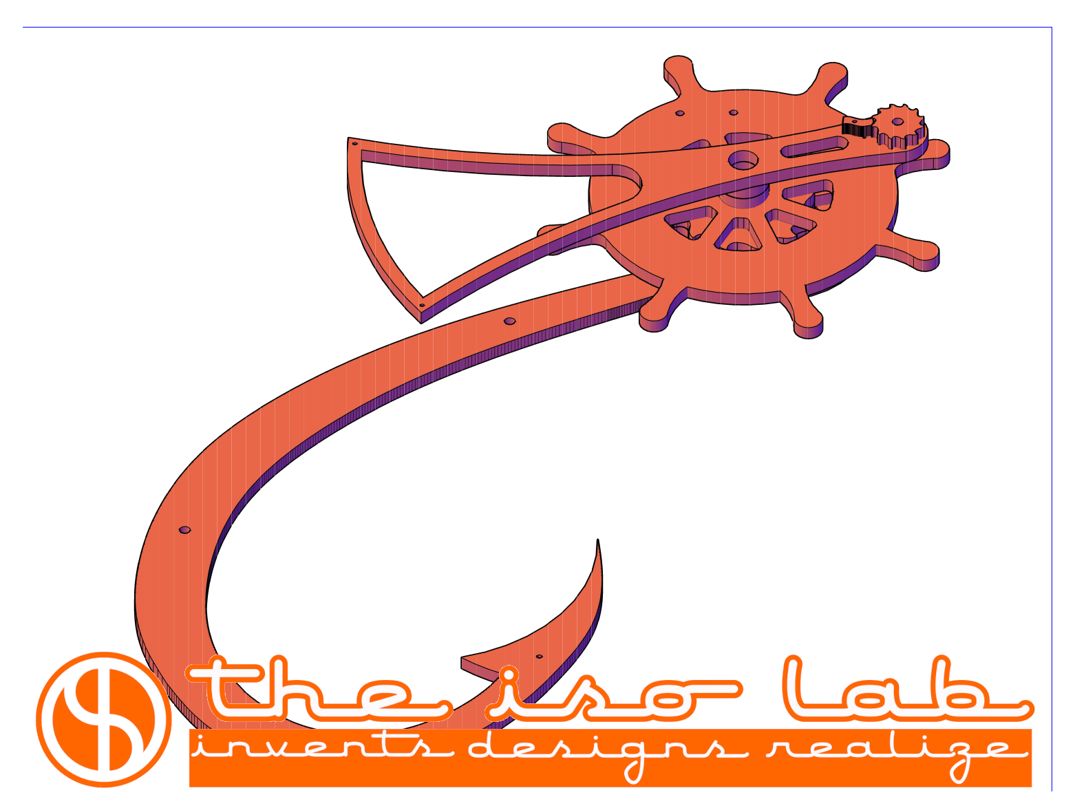 progetto di scultura cinetica the sea