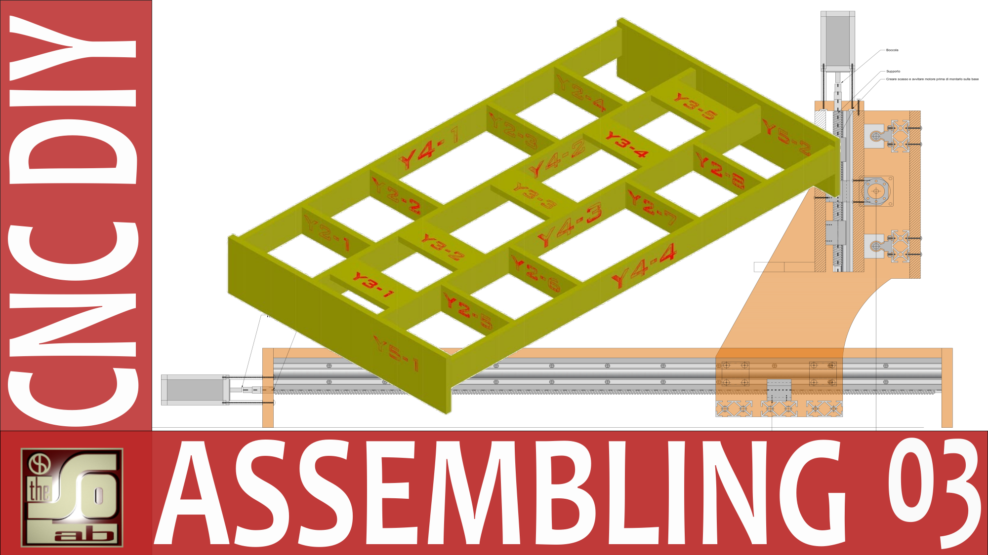 Come costruire una cnc - 03 Taglio e assemblaggio della struttura in legno
