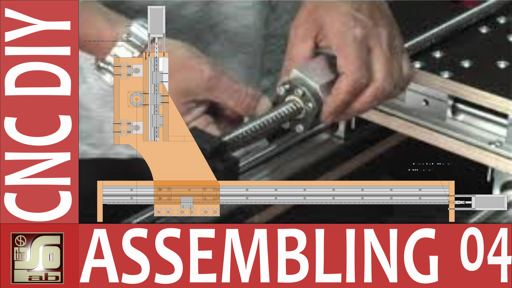 Come costruire una cnc - 04 Assemblaggio degli assi X e Z della cnc 