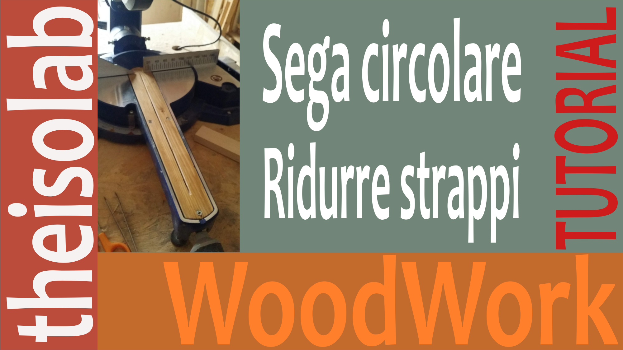 Come ridurre gli strappi alla sega circolare