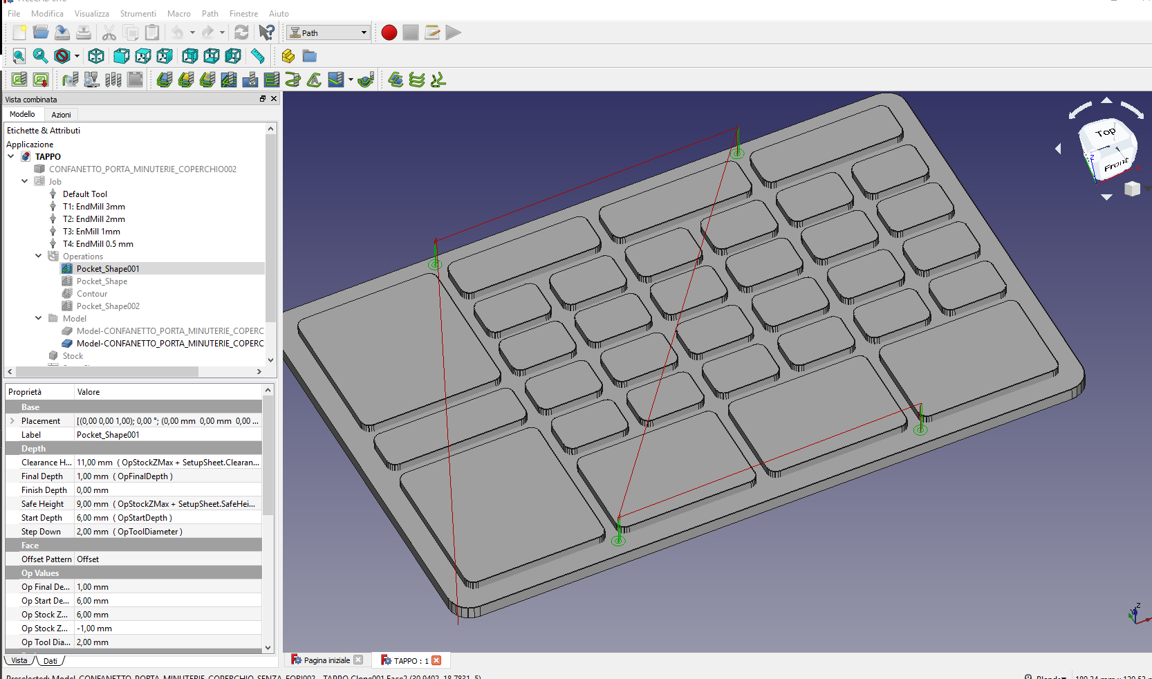Tutorial FreCAD - Creazione del tappo inserti per calamite