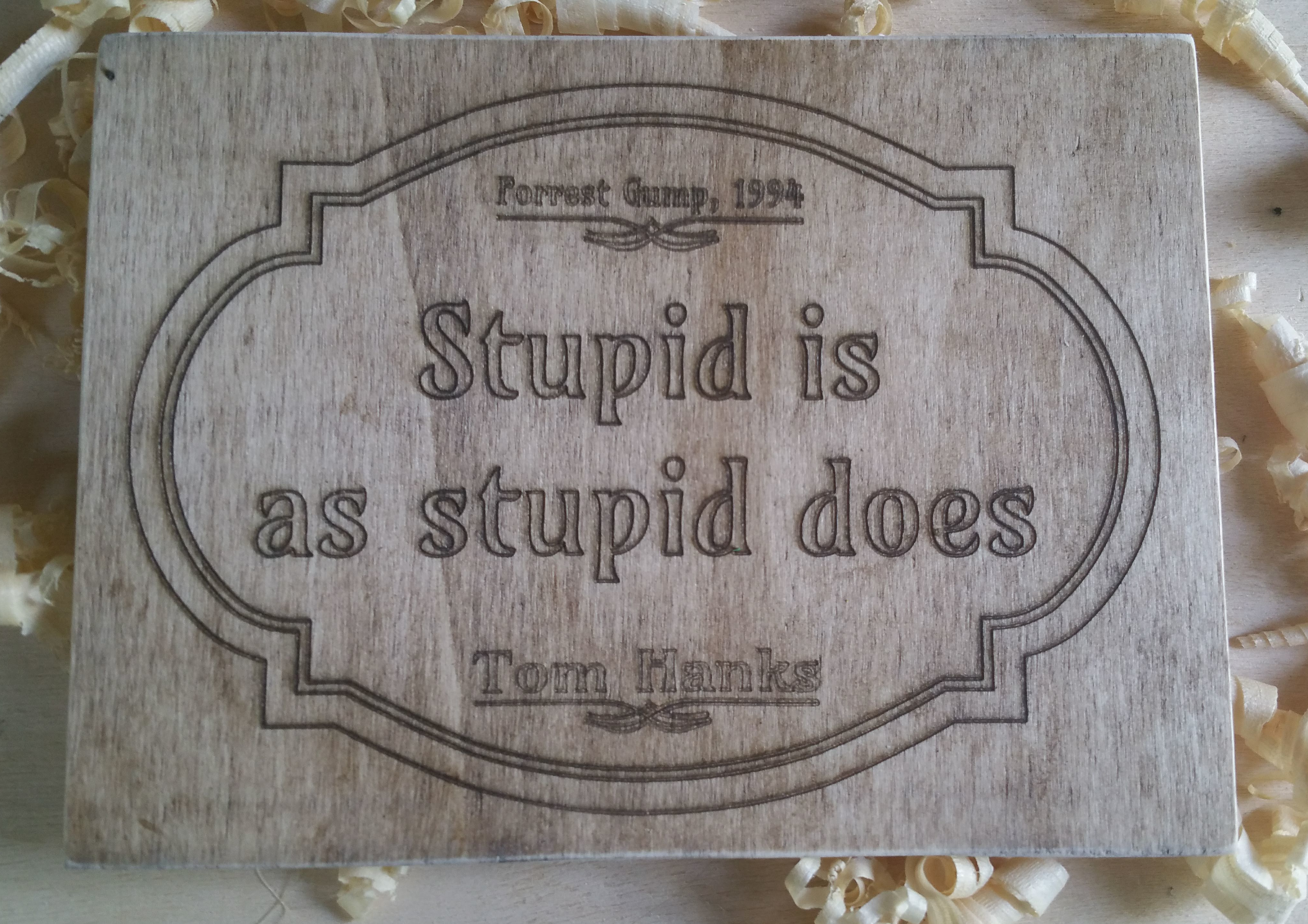 Citazioni su legno 